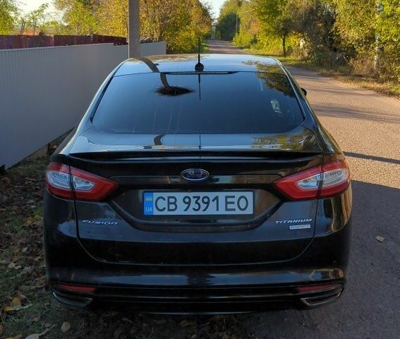Форд Фьюжн 2014 в Чернигове на Automoto.ua Черный Форд Фьюжн, объемом двигателя 2 л и пробегом 214 тыс. км за 8900 $, фото 1 на Automoto.ua