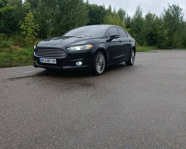 Черный Форд Фьюжн, объемом двигателя 2 л и пробегом 300 тыс. км за 12500 $, фото 6 на Automoto.ua