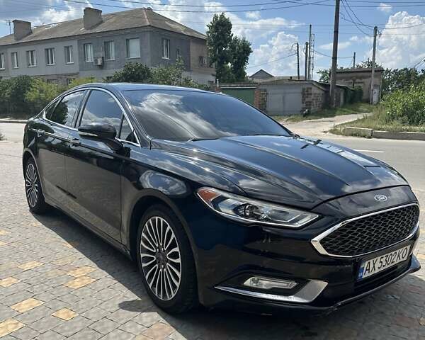Форд Фьюжн 2017 в Харькове на Automoto.ua Черный Форд Фьюжн, объемом двигателя 2 л и пробегом 177 тыс. км за 11500 $, фото 3 на Automoto.ua