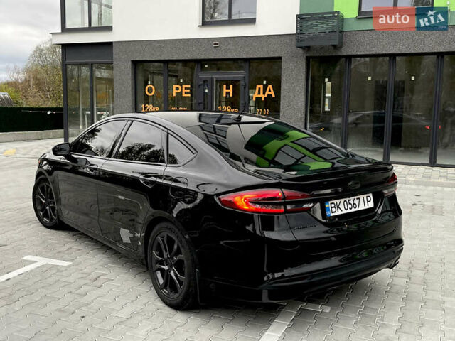 Форд Фьюжен 2018 у Вараш (Кузнецовськ) на Automoto.ua Чорний Форд Фьюжен, об'ємом двигуна 2.5 л та пробігом 131 тис. км за 14500 $, фото 6 на Automoto.ua