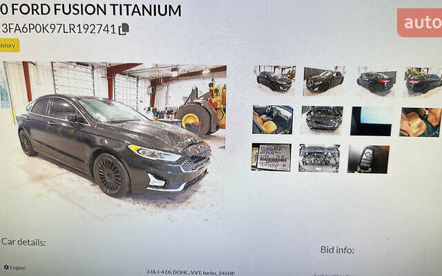 Черный Форд Фьюжн, объемом двигателя 2 л и пробегом 64 тыс. км за 17900 $, фото 17 на Automoto.ua
