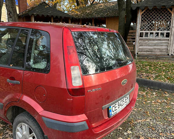 Красный Форд Фьюжн, объемом двигателя 1.4 л и пробегом 162 тыс. км за 3999 $, фото 3 на Automoto.ua