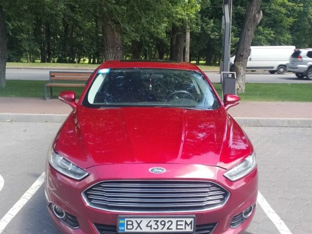 Форд Фьюжн 2014 в Хмельницком на Automoto.ua Красный Форд Фьюжн, объемом двигателя 2.5 л и пробегом 229 тыс. км за 10000 $, фото 1 на Automoto.ua