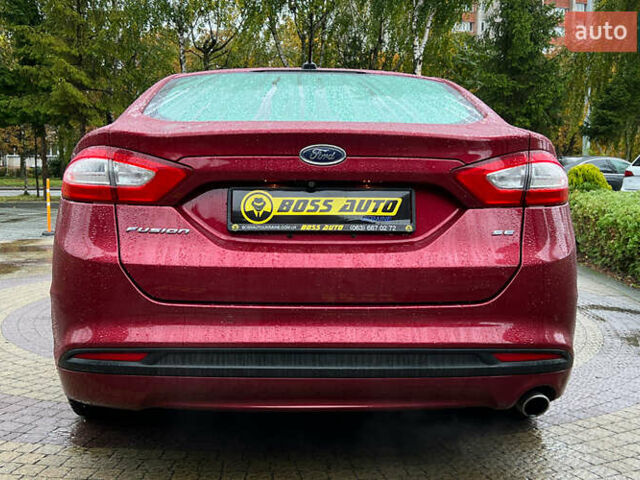 Форд Фьюжен 2013 у Львові на Automoto.ua Червоний Форд Фьюжен, об'ємом двигуна 2 л та пробігом 141 тис. км за 11750 $, фото 5 на Automoto.ua