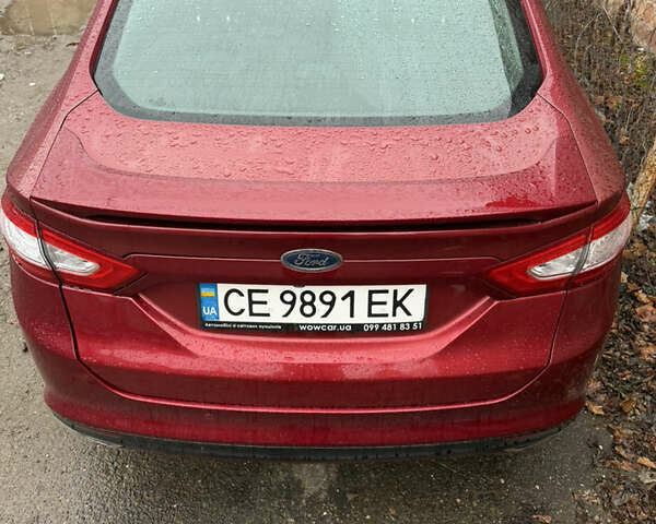 Красный Форд Фьюжн, объемом двигателя 2 л и пробегом 180 тыс. км за 12000 $, фото 2 на Automoto.ua