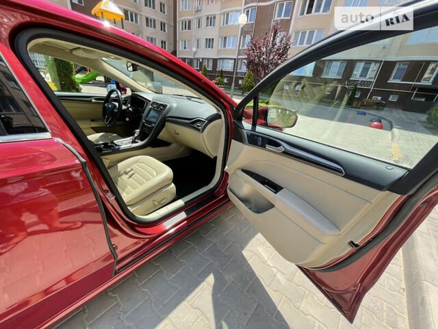 Красный Форд Фьюжн, объемом двигателя 1.5 л и пробегом 132 тыс. км за 8990 $, фото 35 на Automoto.ua