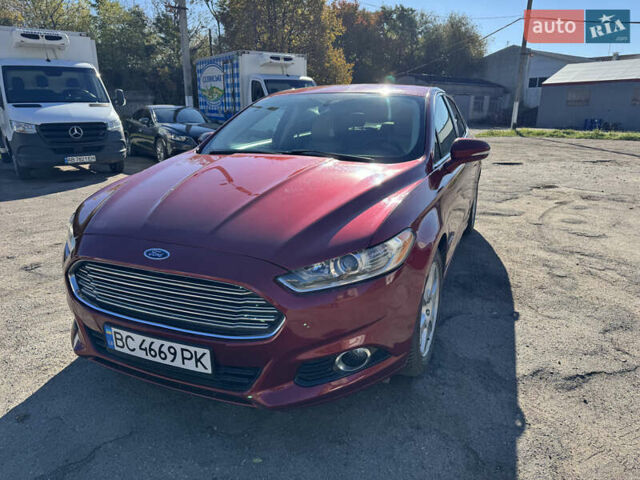 Форд Фьюжн 2013 в Львове на Automoto.ua Красный Форд Фьюжн, объемом двигателя 2 л и пробегом 221 тыс. км за 12500 $, фото 3 на Automoto.ua