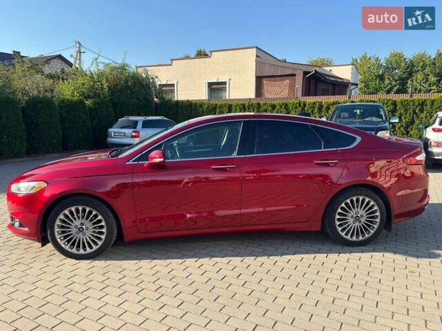 Форд Фьюжн 2013 в Львове на Automoto.ua Красный Форд Фьюжн, объемом двигателя 2 л и пробегом 121 тыс. км за 12500 $, фото 3 на Automoto.ua