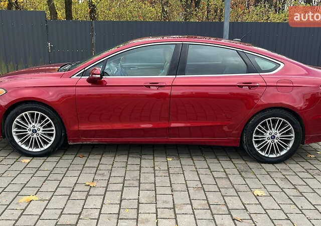 Красный Форд Фьюжн, объемом двигателя 1.5 л и пробегом 193 тыс. км за 9500 $, фото 9 на Automoto.ua