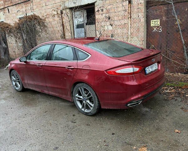 Красный Форд Фьюжн, объемом двигателя 2 л и пробегом 180 тыс. км за 12000 $, фото 1 на Automoto.ua