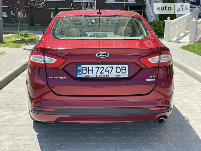 Красный Форд Фьюжн, объемом двигателя 1.5 л и пробегом 132 тыс. км за 8990 $, фото 7 на Automoto.ua