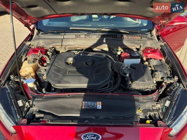 Форд Фьюжн 2013 в Львове на Automoto.ua Красный Форд Фьюжн, объемом двигателя 2 л и пробегом 121 тыс. км за 12500 $, фото 9 на Automoto.ua