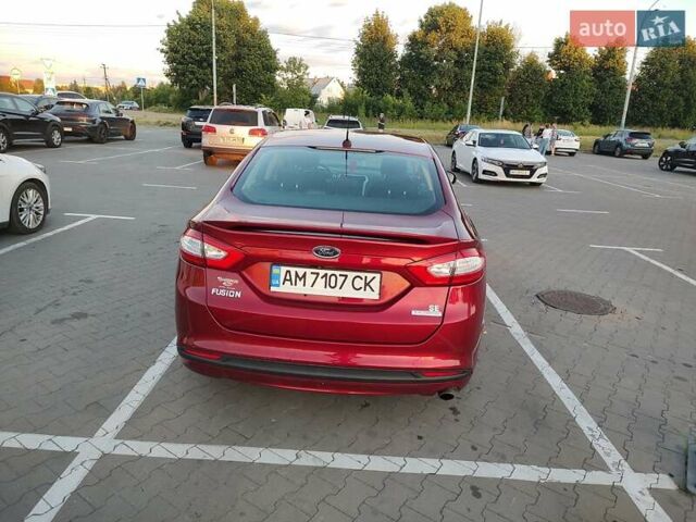Форд Фьюжн 2014 в Киеве на Automoto.ua Красный Форд Фьюжн, объемом двигателя 1.5 л и пробегом 149 тыс. км за 8400 $, фото 3 на Automoto.ua
