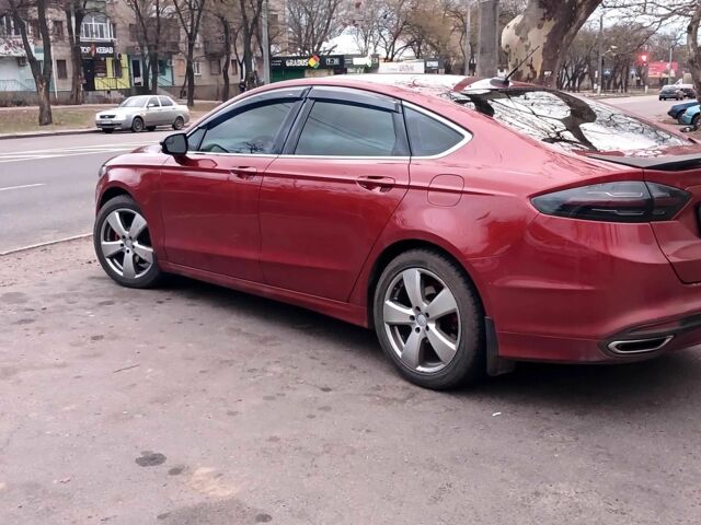 Форд Фьюжн 2014 в Николаеве на Automoto.ua Красный Форд Фьюжн, объемом двигателя 2 л и пробегом 140 тыс. км за 11000 $, фото 2 на Automoto.ua
