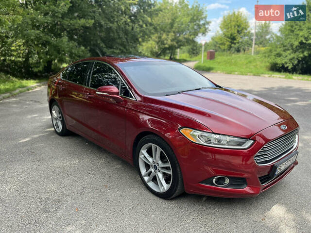 Форд Фьюжн 2014 в Львове на Automoto.ua Красный Форд Фьюжн, объемом двигателя 2 л и пробегом 223 тыс. км за 8999 $, фото 3 на Automoto.ua
