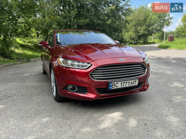 Форд Фьюжн 2014 в Львове на Automoto.ua Красный Форд Фьюжн, объемом двигателя 2 л и пробегом 223 тыс. км за 8999 $, фото 1 на Automoto.ua