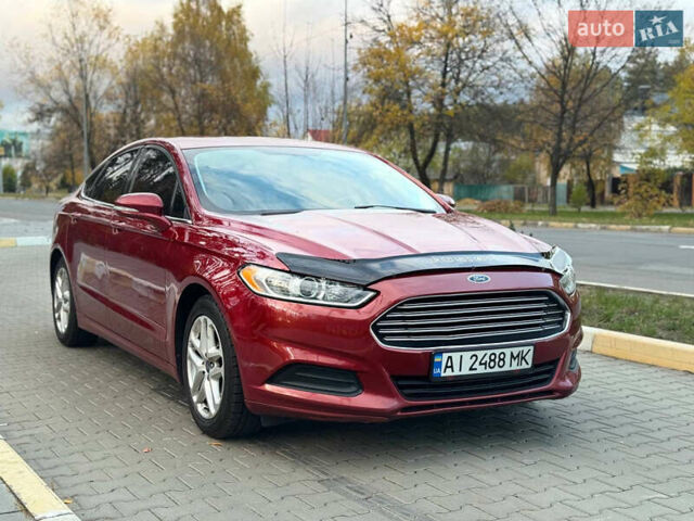 Форд Фьюжн 2014 в Киеве на Automoto.ua Красный Форд Фьюжн, объемом двигателя 2.49 л и пробегом 153 тыс. км за 9500 $, фото 1 на Automoto.ua