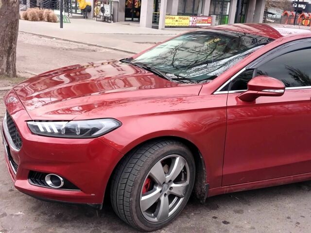 Форд Фьюжн 2014 в Николаеве на Automoto.ua Красный Форд Фьюжн, объемом двигателя 2 л и пробегом 140 тыс. км за 11000 $, фото 3 на Automoto.ua