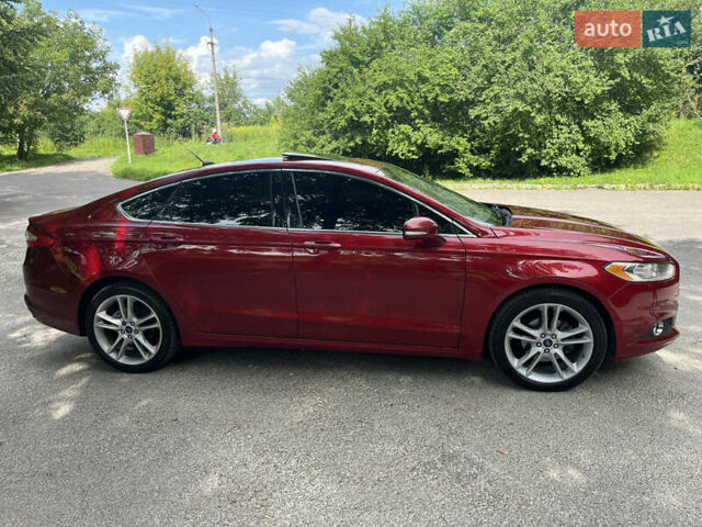 Форд Фьюжн 2014 в Львове на Automoto.ua Красный Форд Фьюжн, объемом двигателя 2 л и пробегом 223 тыс. км за 8999 $, фото 4 на Automoto.ua