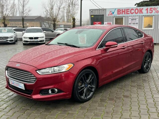 Красный Форд Фьюжн, объемом двигателя 2 л и пробегом 135 тыс. км за 9500 $, фото 2 на Automoto.ua