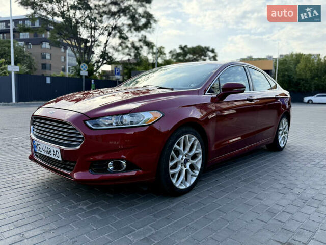 Форд Фьюжн 2014 в Днепре (Днепропетровске) на Automoto.ua Красный Форд Фьюжн, объемом двигателя 2 л и пробегом 211 тыс. км за 10700 $, фото 6 на Automoto.ua