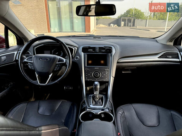 Форд Фьюжн 2014 в Днепре (Днепропетровске) на Automoto.ua Красный Форд Фьюжн, объемом двигателя 2 л и пробегом 211 тыс. км за 10700 $, фото 14 на Automoto.ua