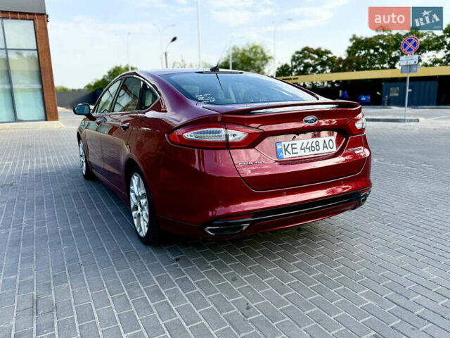 Форд Фьюжн 2014 в Днепре (Днепропетровске) на Automoto.ua Красный Форд Фьюжн, объемом двигателя 2 л и пробегом 211 тыс. км за 10700 $, фото 2 на Automoto.ua