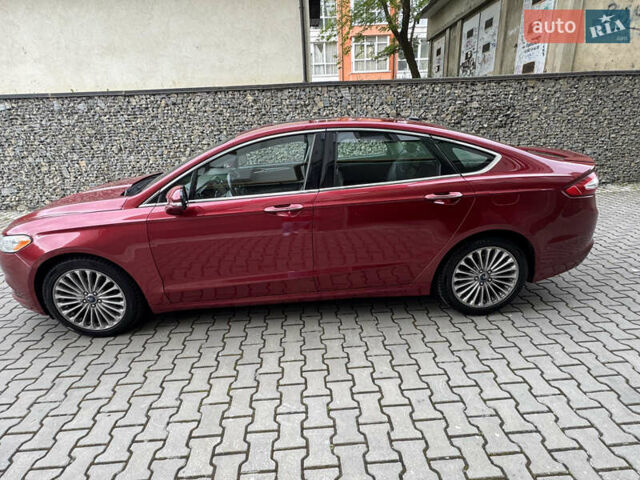 Красный Форд Фьюжн, объемом двигателя 2 л и пробегом 201 тыс. км за 8999 $, фото 8 на Automoto.ua