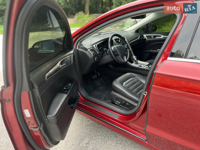 Форд Фьюжн 2014 в Львове на Automoto.ua Красный Форд Фьюжн, объемом двигателя 2 л и пробегом 223 тыс. км за 8999 $, фото 15 на Automoto.ua