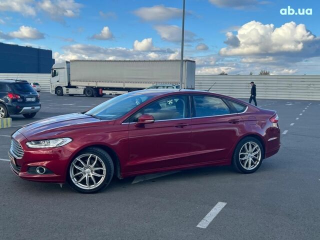 Форд Фьюжн 2015 в Львове на Automoto.ua Красный Форд Фьюжн, объемом двигателя 1.5 л и пробегом 80 тыс. км за 7800 $, фото 6 на Automoto.ua