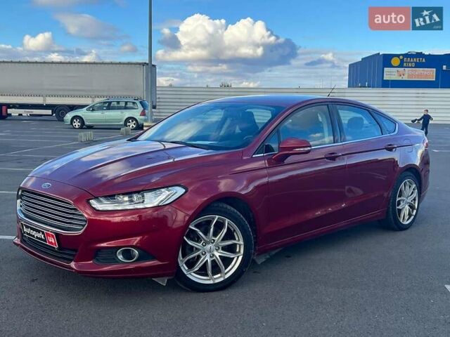 Форд Фьюжен 2015 у Львові на Automoto.ua Червоний Форд Фьюжен, об'ємом двигуна 1.5 л та пробігом 80 тис. км за 7800 $, фото 3 на Automoto.ua