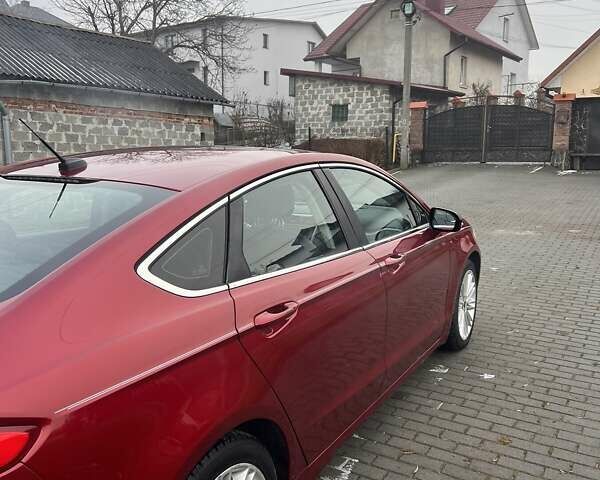 Красный Форд Фьюжн, объемом двигателя 1.5 л и пробегом 162 тыс. км за 8200 $, фото 1 на Automoto.ua