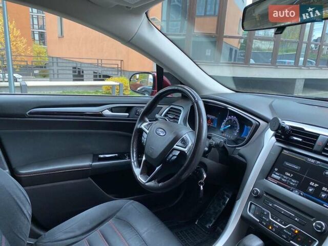 Форд Фьюжн 2015 в Ивано-Франковске на Automoto.ua Красный Форд Фьюжн, объемом двигателя 2.49 л и пробегом 178 тыс. км за 10900 $, фото 60 на Automoto.ua