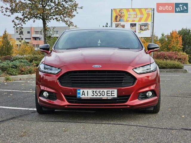 Форд Фьюжн 2015 в Киеве на Automoto.ua Красный Форд Фьюжн, объемом двигателя 2.49 л и пробегом 170 тыс. км за 15000 $, фото 12 на Automoto.ua
