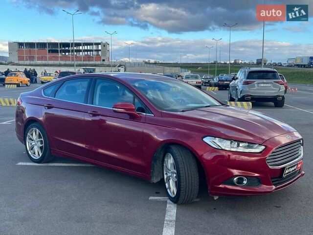 Форд Фьюжен 2015 у Львові на Automoto.ua Червоний Форд Фьюжен, об'ємом двигуна 1.5 л та пробігом 80 тис. км за 7800 $, фото 13 на Automoto.ua