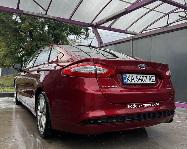 Красный Форд Фьюжн, объемом двигателя 1.5 л и пробегом 140 тыс. км за 9700 $, фото 11 на Automoto.ua