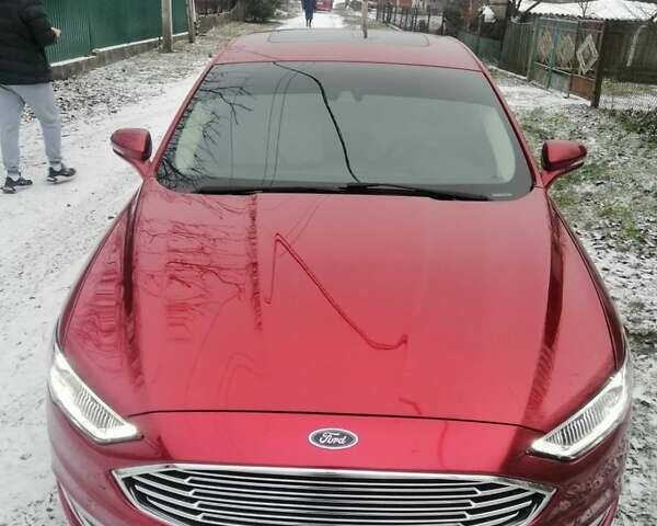Форд Фьюжен 2016 у Нововолинськ на Automoto.ua Червоний Форд Фьюжен, об'ємом двигуна 2 л та пробігом 163 тис. км за 12000 $, фото 2 на Automoto.ua