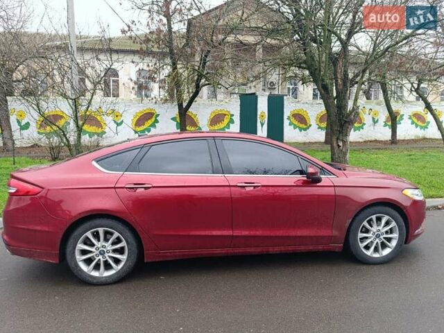 Красный Форд Фьюжн, объемом двигателя 1.5 л и пробегом 99 тыс. км за 11200 $, фото 1 на Automoto.ua