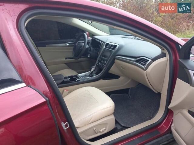 Красный Форд Фьюжн, объемом двигателя 2.49 л и пробегом 129 тыс. км за 12500 $, фото 3 на Automoto.ua