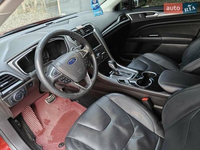 Красный Форд Фьюжн, объемом двигателя 2 л и пробегом 183 тыс. км за 13500 $, фото 35 на Automoto.ua