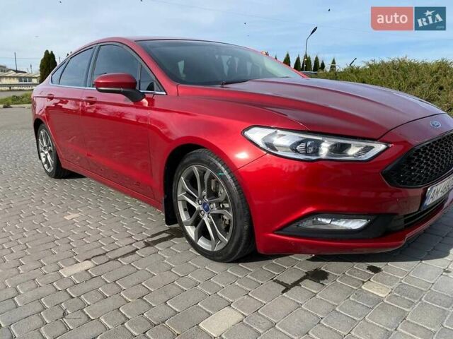 Красный Форд Фьюжн, объемом двигателя 2.49 л и пробегом 144 тыс. км за 12500 $, фото 11 на Automoto.ua