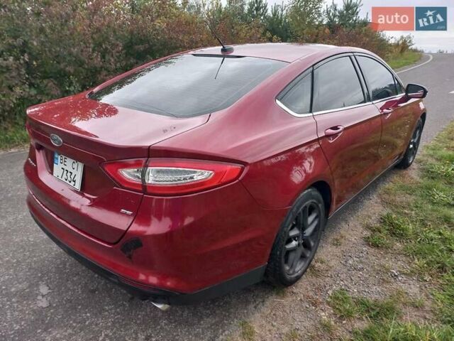 Красный Форд Фьюжн, объемом двигателя 2.49 л и пробегом 129 тыс. км за 12500 $, фото 16 на Automoto.ua