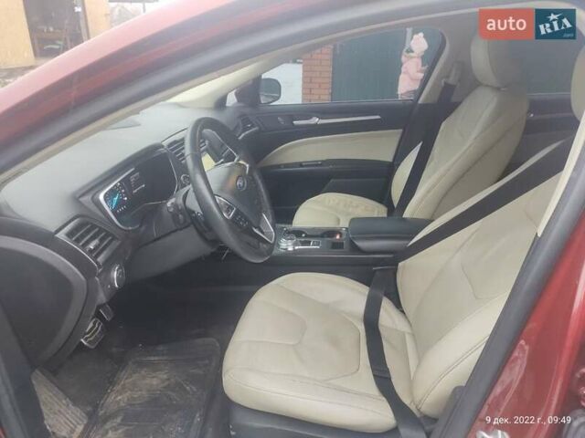 Форд Фьюжен 2016 у Нововолинськ на Automoto.ua Червоний Форд Фьюжен, об'ємом двигуна 2 л та пробігом 163 тис. км за 12000 $, фото 8 на Automoto.ua