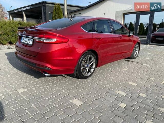 Красный Форд Фьюжн, объемом двигателя 2.49 л и пробегом 144 тыс. км за 12500 $, фото 9 на Automoto.ua