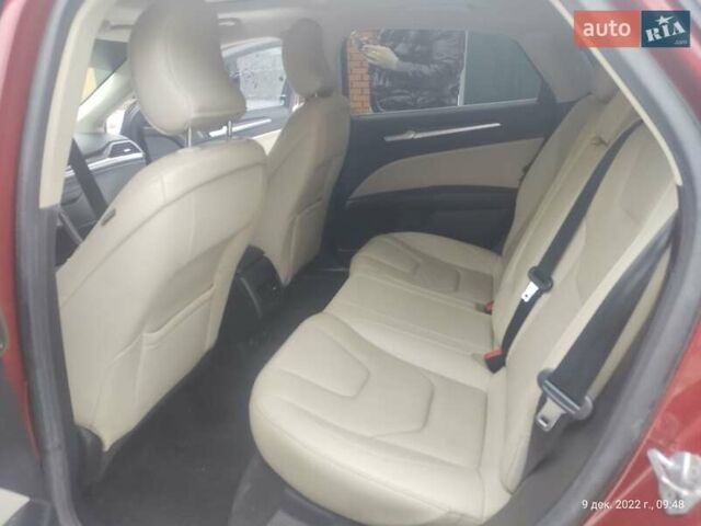 Форд Фьюжен 2016 у Нововолинськ на Automoto.ua Червоний Форд Фьюжен, об'ємом двигуна 2 л та пробігом 163 тис. км за 12000 $, фото 14 на Automoto.ua