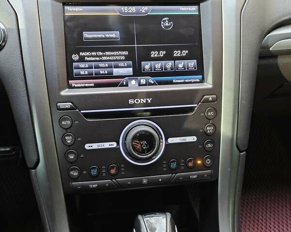 Красный Форд Фьюжн, объемом двигателя 2 л и пробегом 183 тыс. км за 13500 $, фото 17 на Automoto.ua