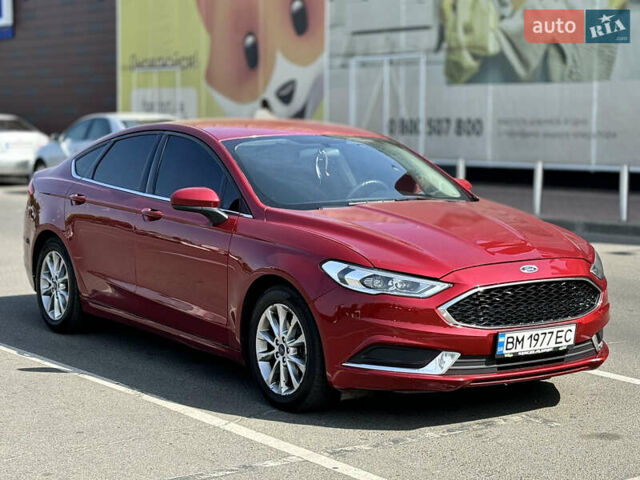 Форд Фьюжн 2017 в Сумах на Automoto.ua Красный Форд Фьюжн, объемом двигателя 1.5 л и пробегом 80 тыс. км за 13999 $, фото 1 на Automoto.ua