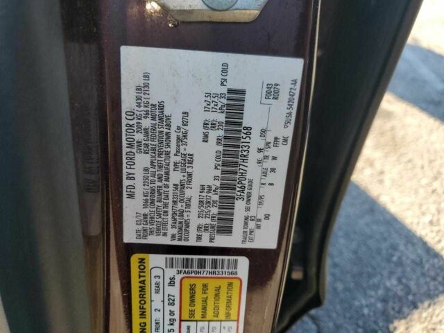 Красный Форд Фьюжн, объемом двигателя 0 л и пробегом 152 тыс. км за 2400 $, фото 11 на Automoto.ua