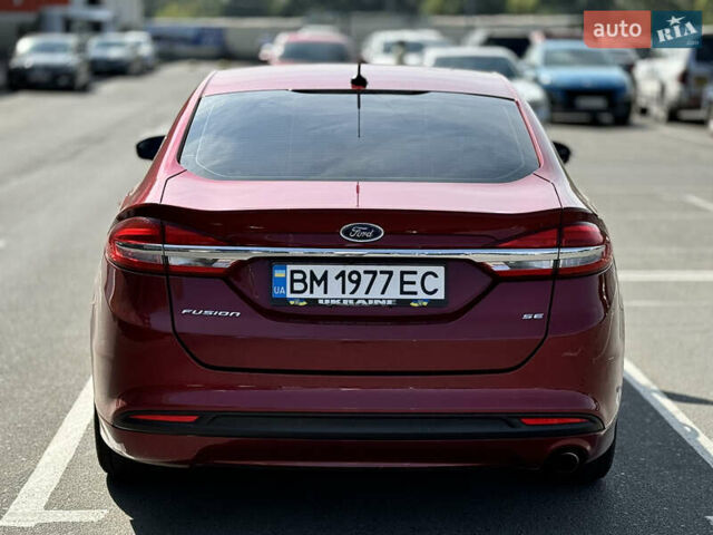 Форд Фьюжн 2017 в Сумах на Automoto.ua Красный Форд Фьюжн, объемом двигателя 1.5 л и пробегом 80 тыс. км за 13999 $, фото 4 на Automoto.ua