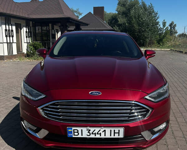 Красный Форд Фьюжн, объемом двигателя 2 л и пробегом 160 тыс. км за 15500 $, фото 1 на Automoto.ua